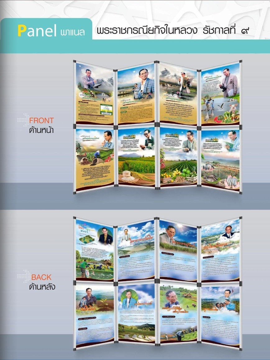 พาแนล พระราชกรณียกิจในหลวง รัชกาลที่9
