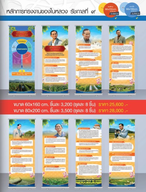 โรลอัพ หลักการทรงงานของในหลวง รัชกาลที่ 9